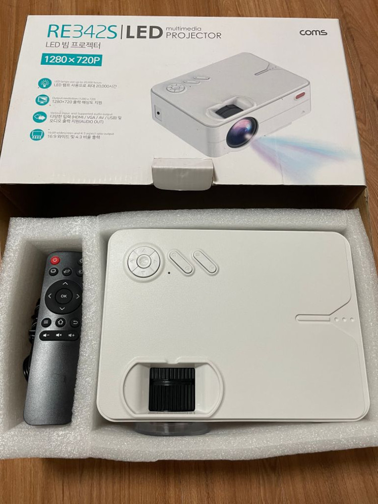 컴스마트 led 미니 빔프로젝터--1