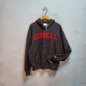 us 챔피온 cornell 코넬 약 기모 후드 집업 L