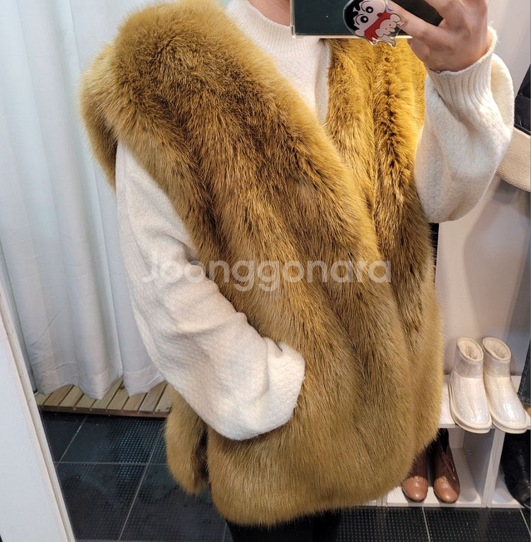 세일 최고급 백화점 에코밍크퍼조끼--4