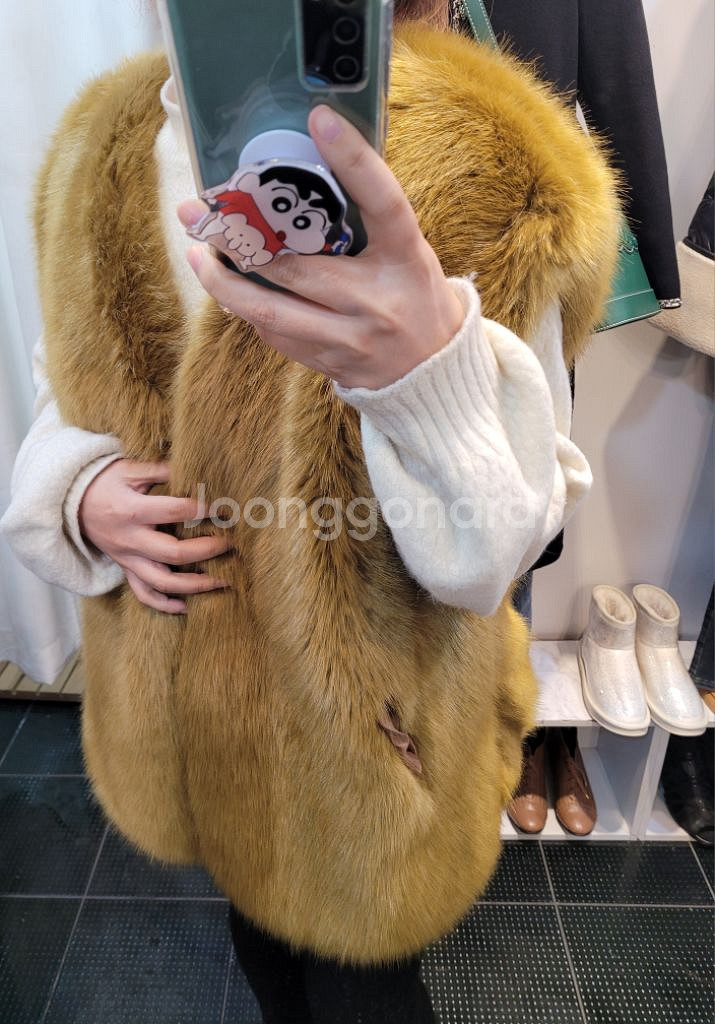 세일 최고급 백화점 에코밍크퍼조끼--5