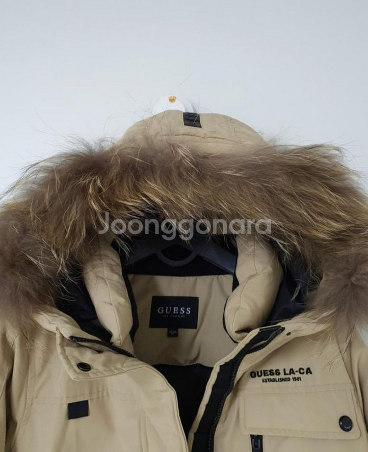 (새상품 55)GUESS 인퀼팅다운숏패딩ㅡ백화점정품--2