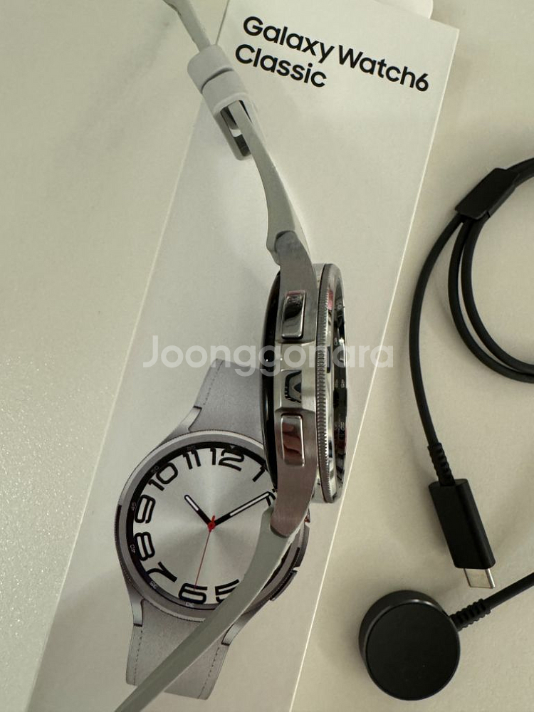 갤럭시 워치 6프로 클래식47mm 실버--1