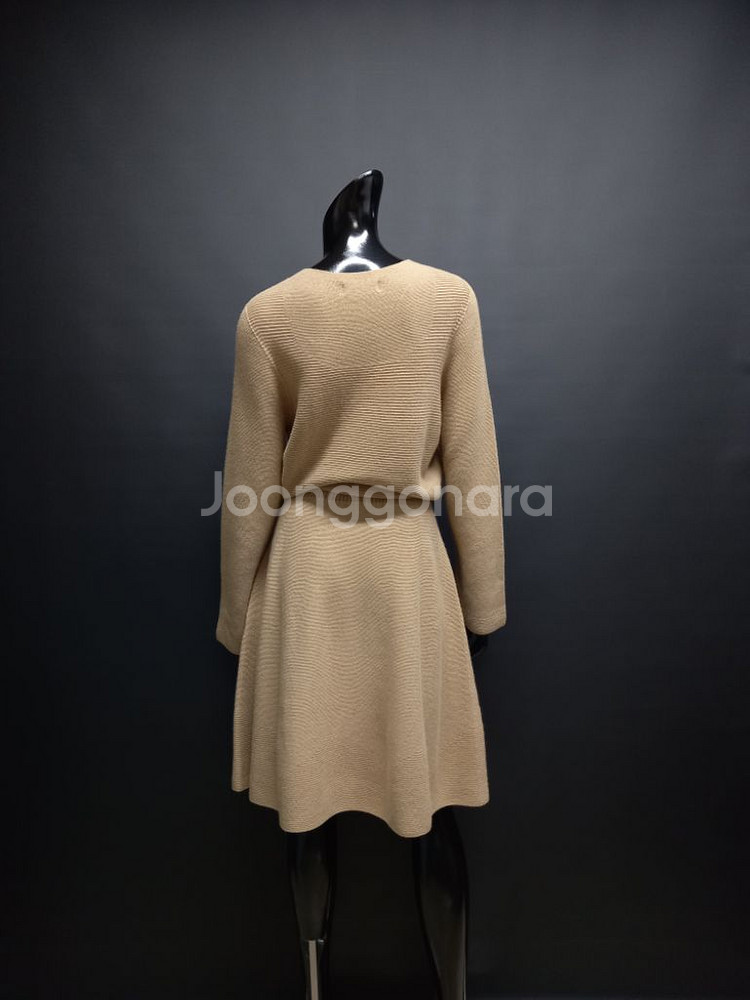 SJSJ 춘추 홀가먼트 울 롱 플레어 원피스 F--3