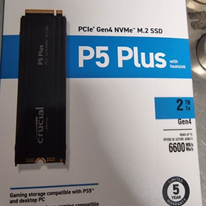 마이크론 SSD P5 plus 2TB 히트싱크