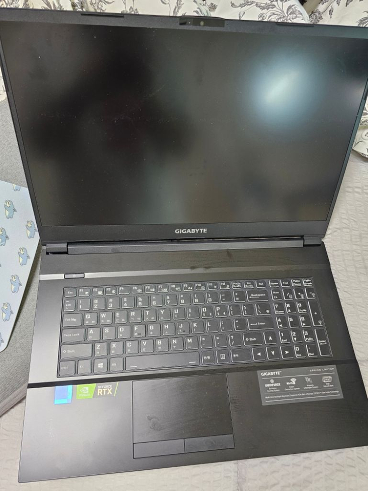 180만, 22.01 구매) 하이엔드 노트북 기가바이트--4