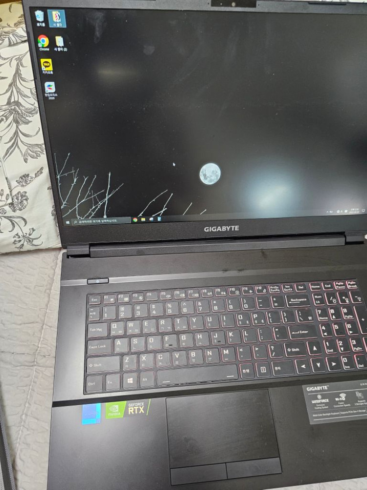 180만, 22.01 구매) 하이엔드 노트북 기가바이트--6