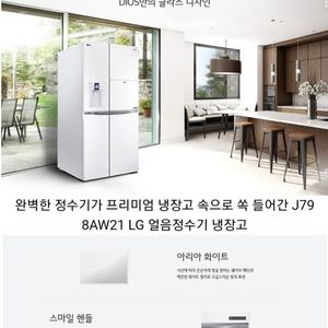 LG DIOS 얼음정수기냉장고 780L