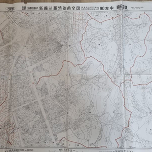 근현대사 ㅡ 1970년 발행 서울 강남 지적도 2점