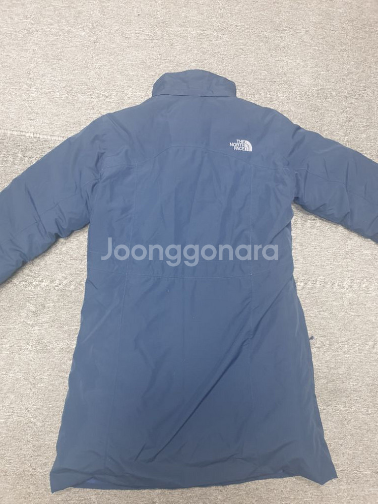 노스페이스 롱패딩 구스다운 탈부착두벌 네이비 100 X--1