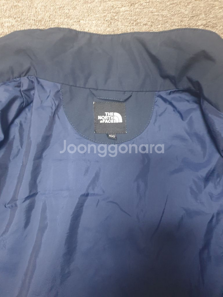 노스페이스 롱패딩 구스다운 탈부착두벌 네이비 100 X--5