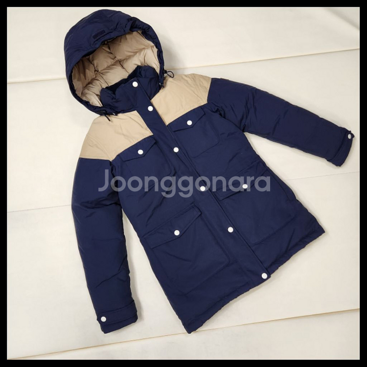 정품 노스페이스 여성 구스다운 사파리 패딩 점퍼 90--1