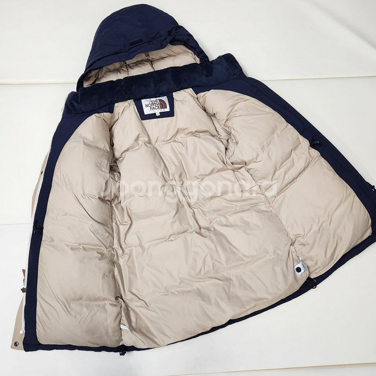 정품 노스페이스 여성 구스다운 사파리 패딩 점퍼 90--6