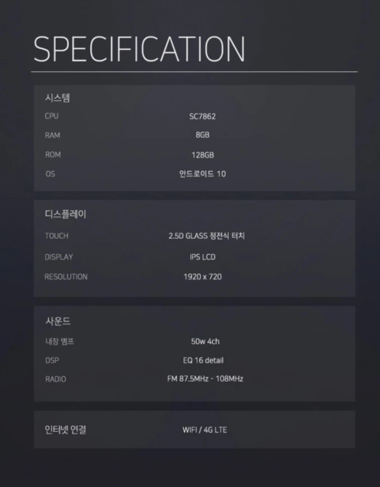 모터스밸류 안드로이드 올인원 12.3 (램8) 팔아요 이미지