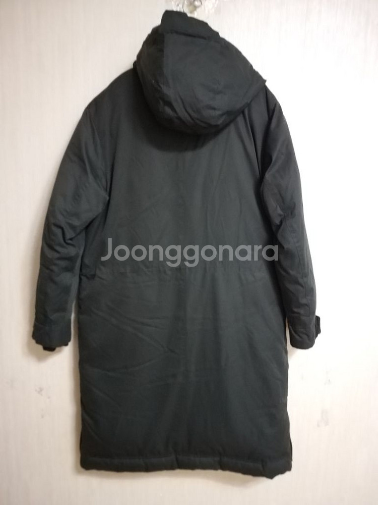 남성 해드 거위털 롱패딩 (카키.100)--8