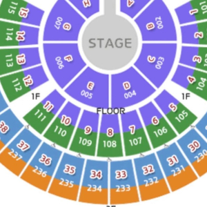 31일 성시경 콘서트 자리교환(Floor C구역 4열)