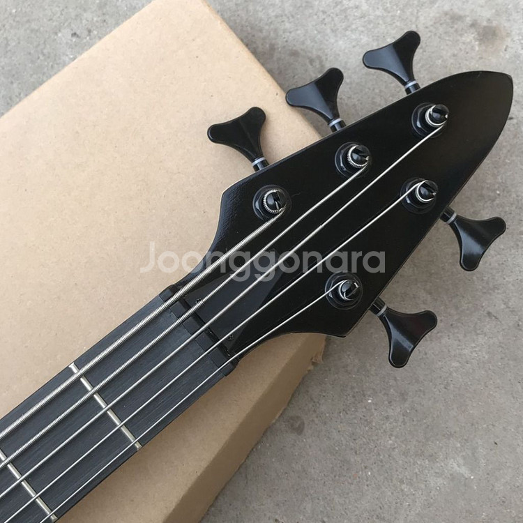 5현 베이스 기타 Bass guitar 올블랙--5