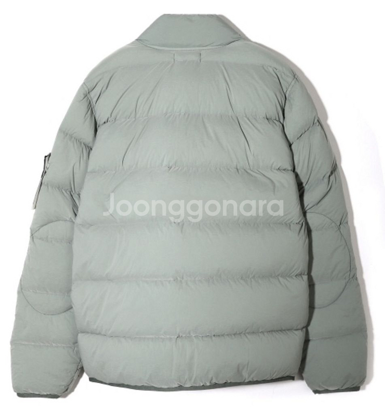 스톤아일랜드 심리스 터널 다운패딩 XL 세이지그린--1