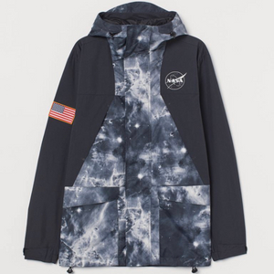 H&M nasa 발수 코팅 자켓