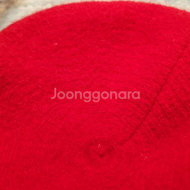 미사용 도톰한 앙고라 베레모--5