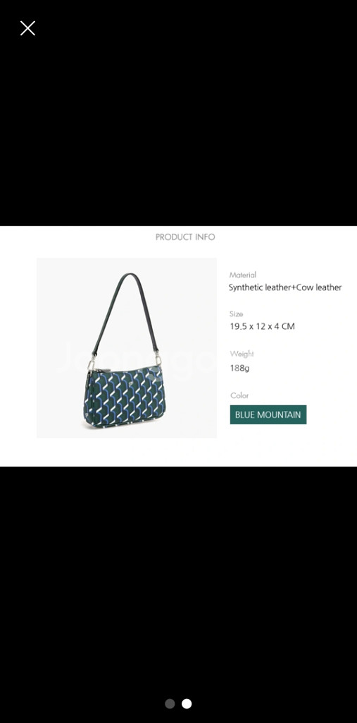 로사케이 모노그램 쁘띠 숄더 SS 블루마운틴--1