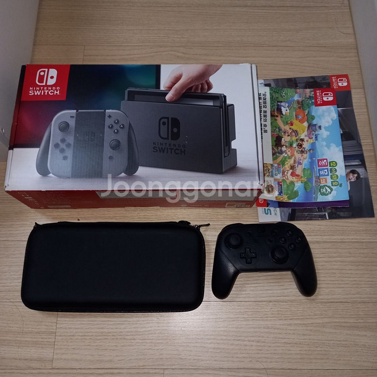 닌텐도 스위치 256기가 풀구성 조이콘포함--4