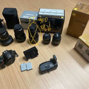 니콘 d5500 외 렌즈, 악세사리