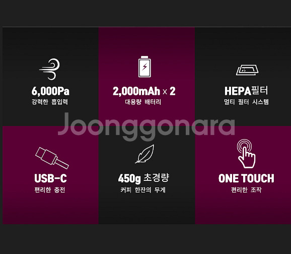 새제품)가성비 휴대용 청소기--9