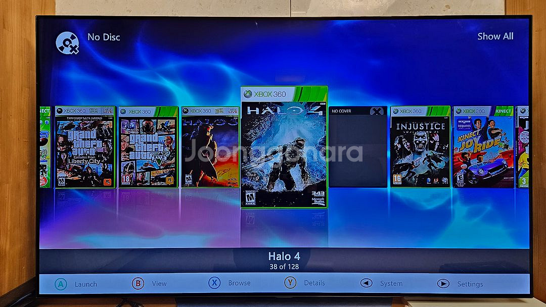 Xbox 360 오로라 버전 글리치 게임 100여개--7