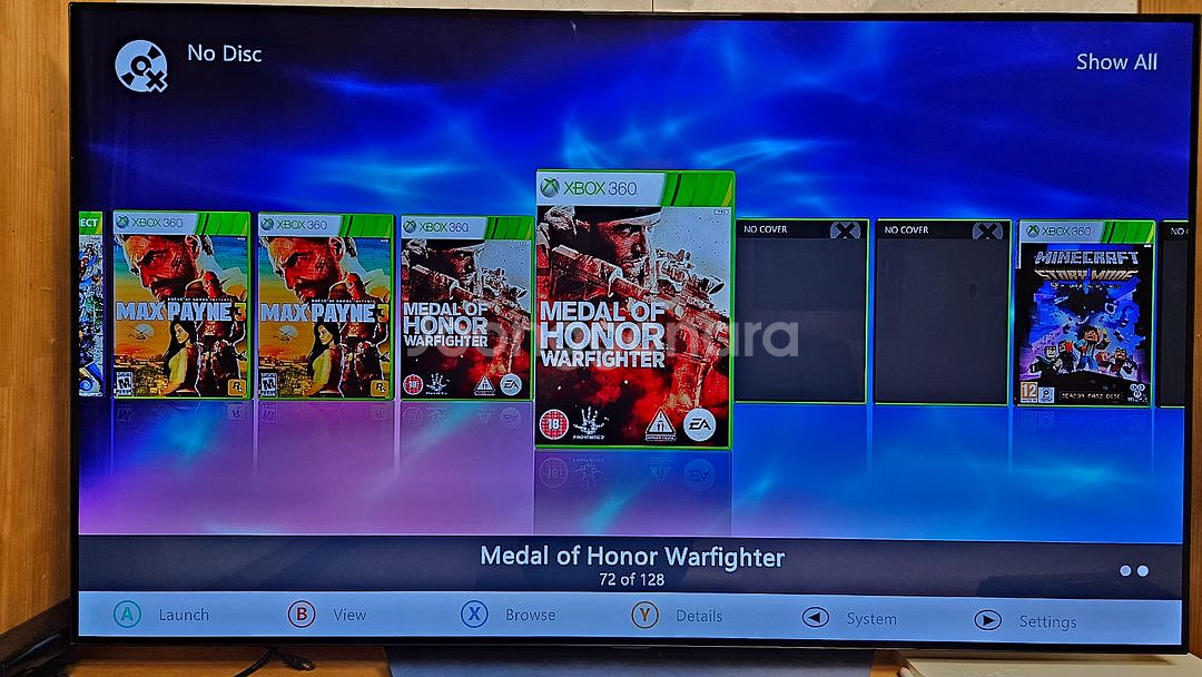 Xbox 360 오로라 버전 글리치 게임 100여개--6