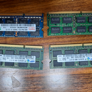 DDR3 PC3 10600 4G 4개