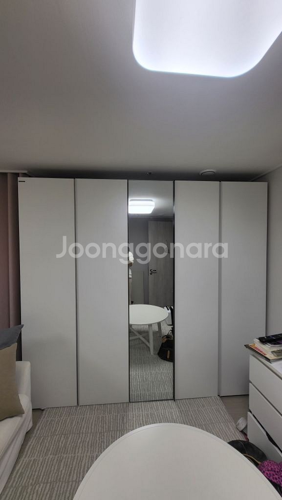 한샘키큰화이트옷장--1