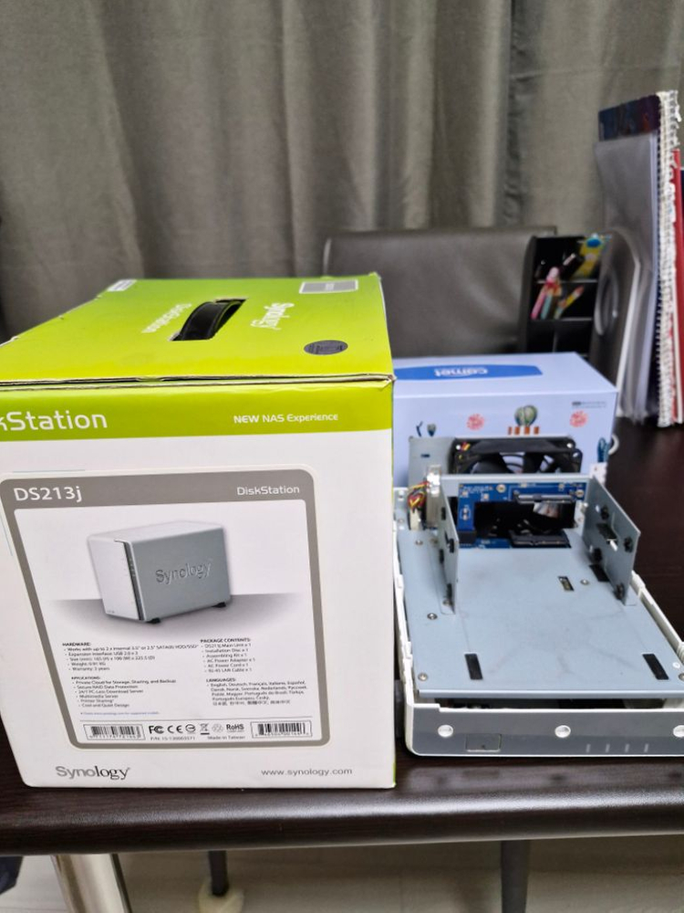 Synology 시놀로지 ds213j, 공유기 ipti--1