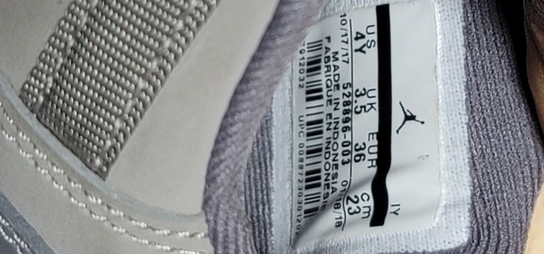 나이키 에어조단11 로우 쿨 그레이 230 이미지