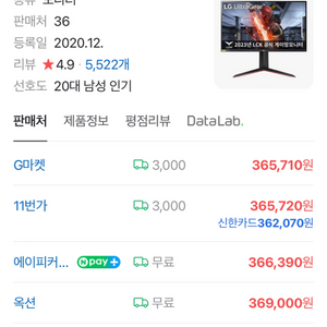 LG 27GN650게이밍 모니터 팔아요