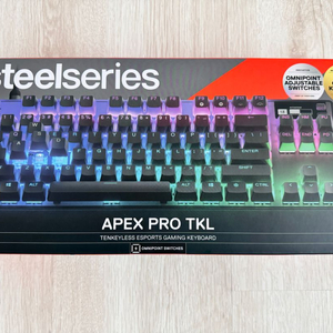 스틸시리즈 apex pro tkl us팝니다