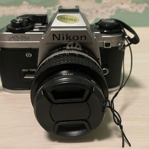 니콘 fg-20 Nikon 어깨끈+덮게 포함 필름카메라