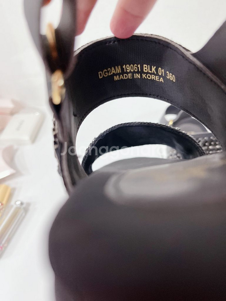 슈콤마보니 트윙클샌들 블랙 255mm--4