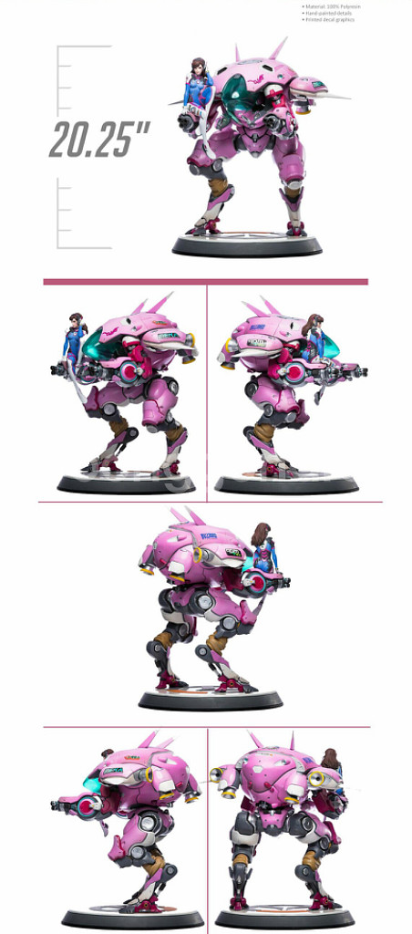 오버워치 디바 스태츄 D.VA 미소녀피규어 디바 굿즈--1