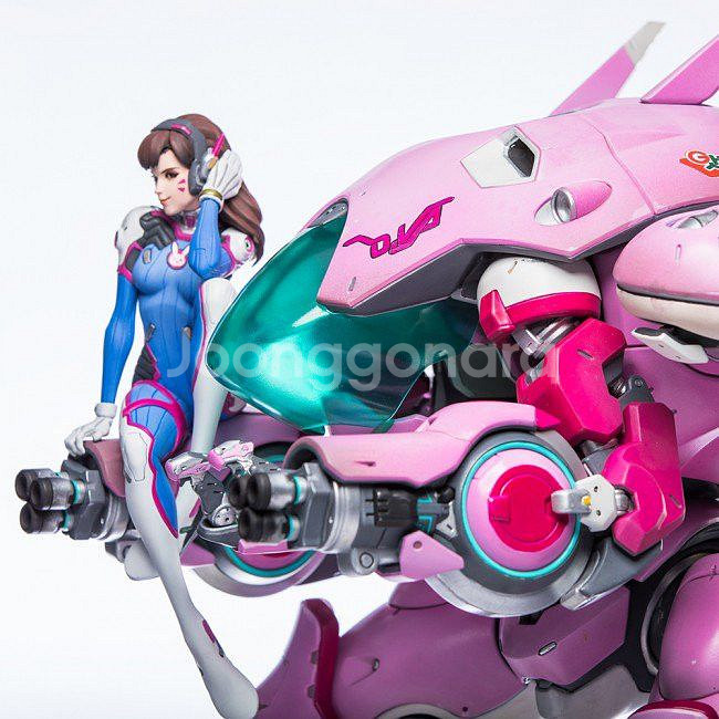 오버워치 디바 스태츄 D.VA 미소녀피규어 디바 굿즈--5