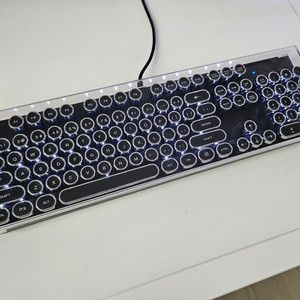 앱코 k850 레트로키보드 백축 알루미늄 키보드루프