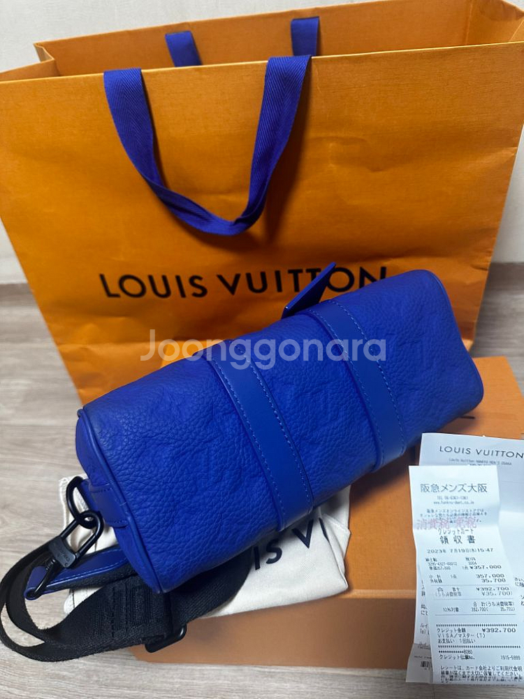 루이비통 토뤼웅 키폴 25 레이싱 블루 새상품급--2