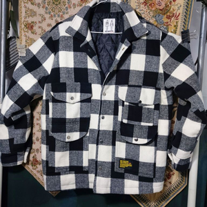 L mens wear store 유틸리티 체크 자켓