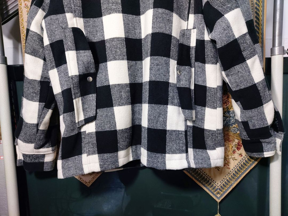 L mens wear store 유틸리티 체크 자켓 이미지