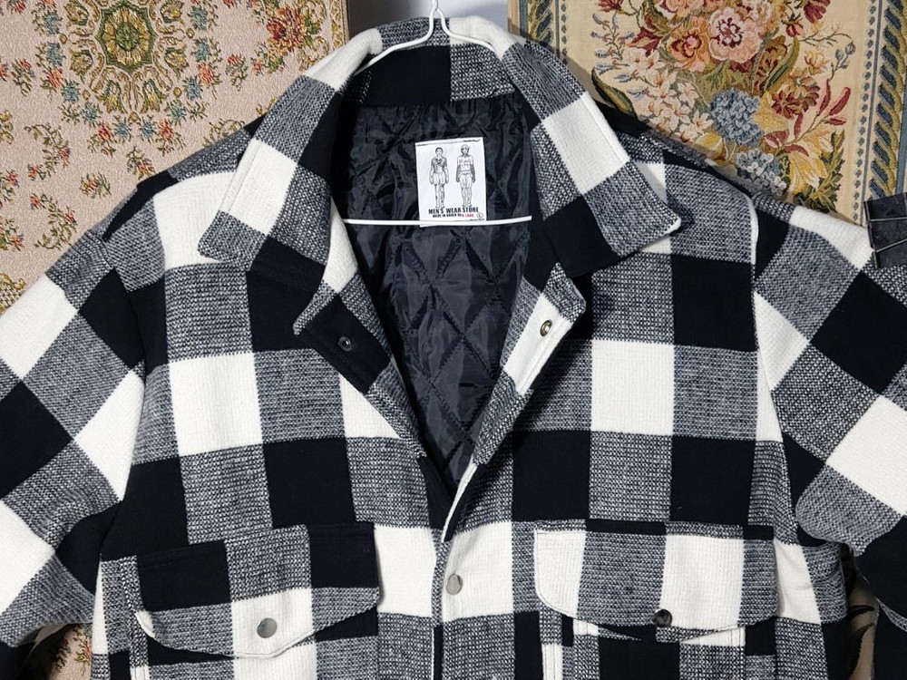 L mens wear store 유틸리티 체크 자켓 이미지
