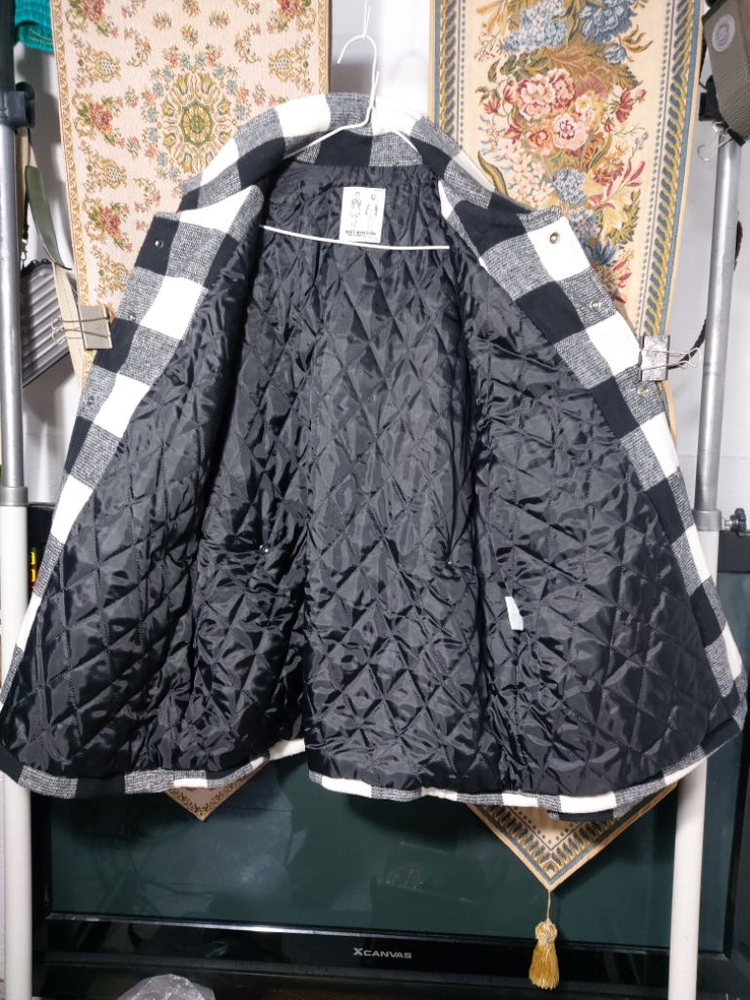 L mens wear store 유틸리티 체크 자켓 이미지