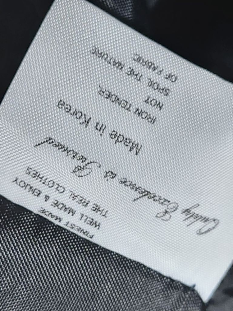 L mens wear store 유틸리티 체크 자켓 이미지