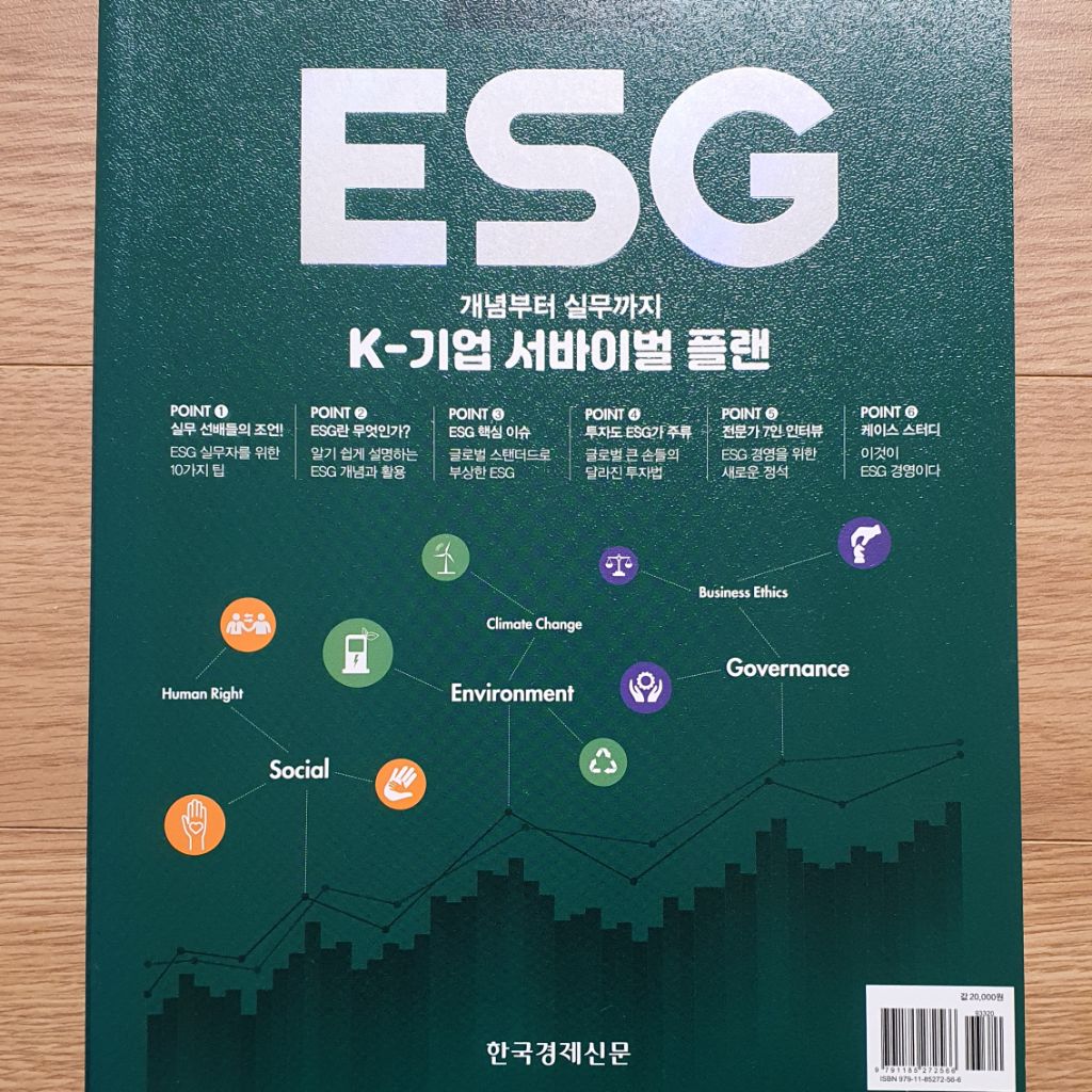 ESG 경영전략 전문서적 6권