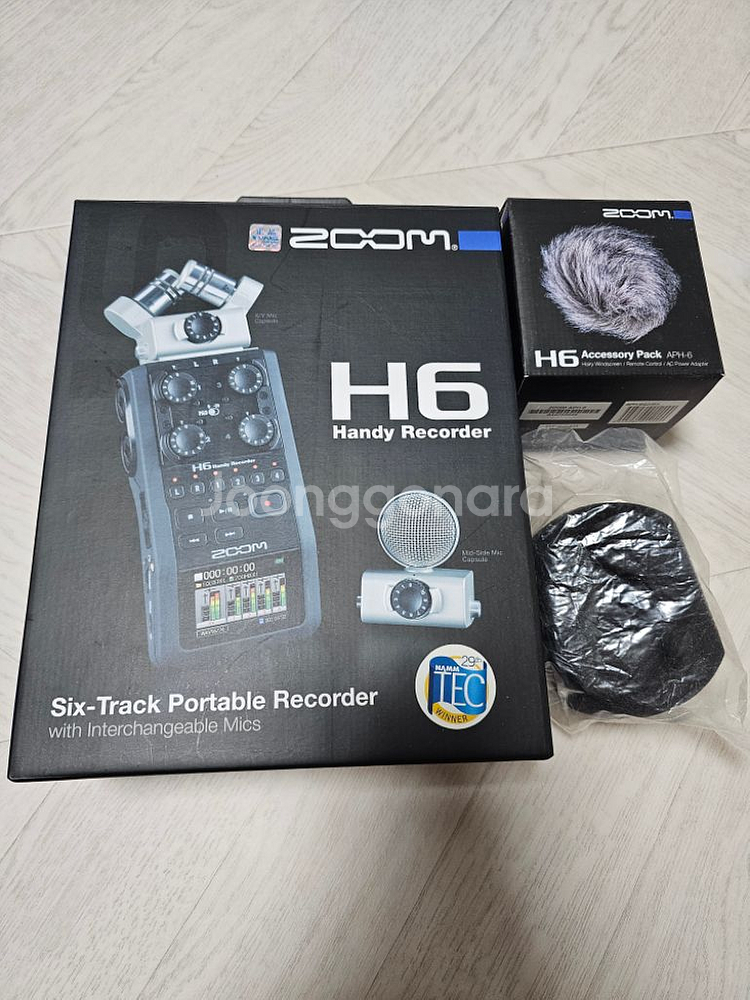[37만] Zoom(정품)줌 H6 녹음기 팝니다(풀박)--1