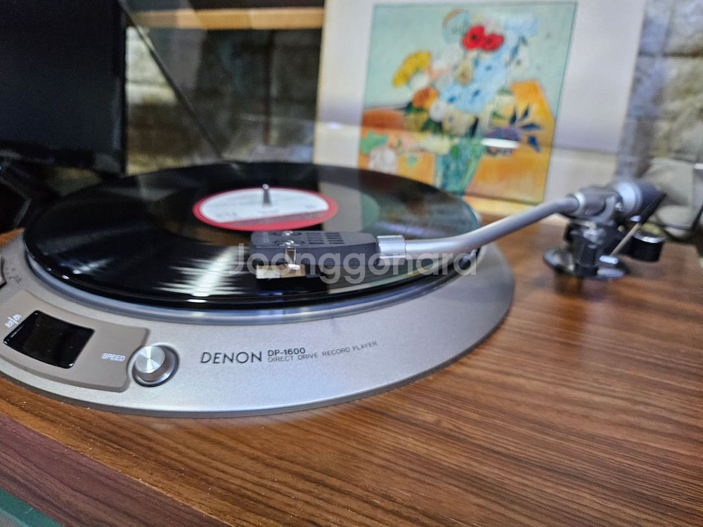 Denon dp 1600 턴테이블--0