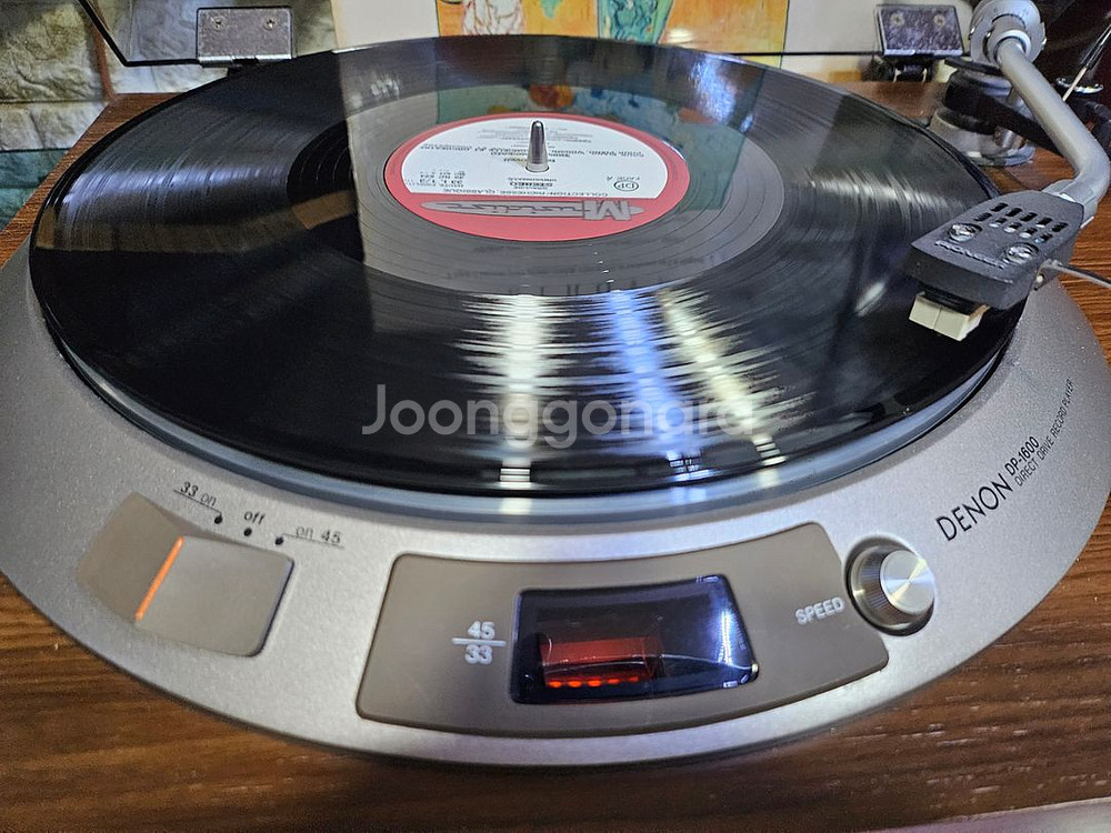 Denon dp 1600 턴테이블--2